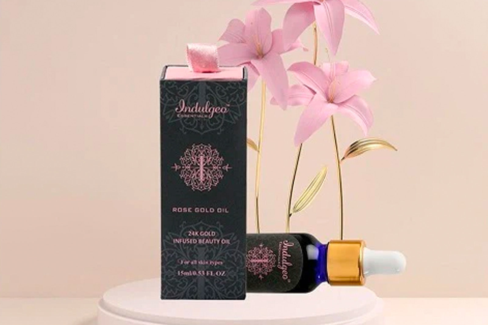 Indulgeo rose gold clearance oil