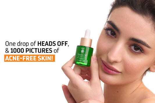Say goodbye to your acne: One drop of heads off, & 1000 pictures of acne-free skin!