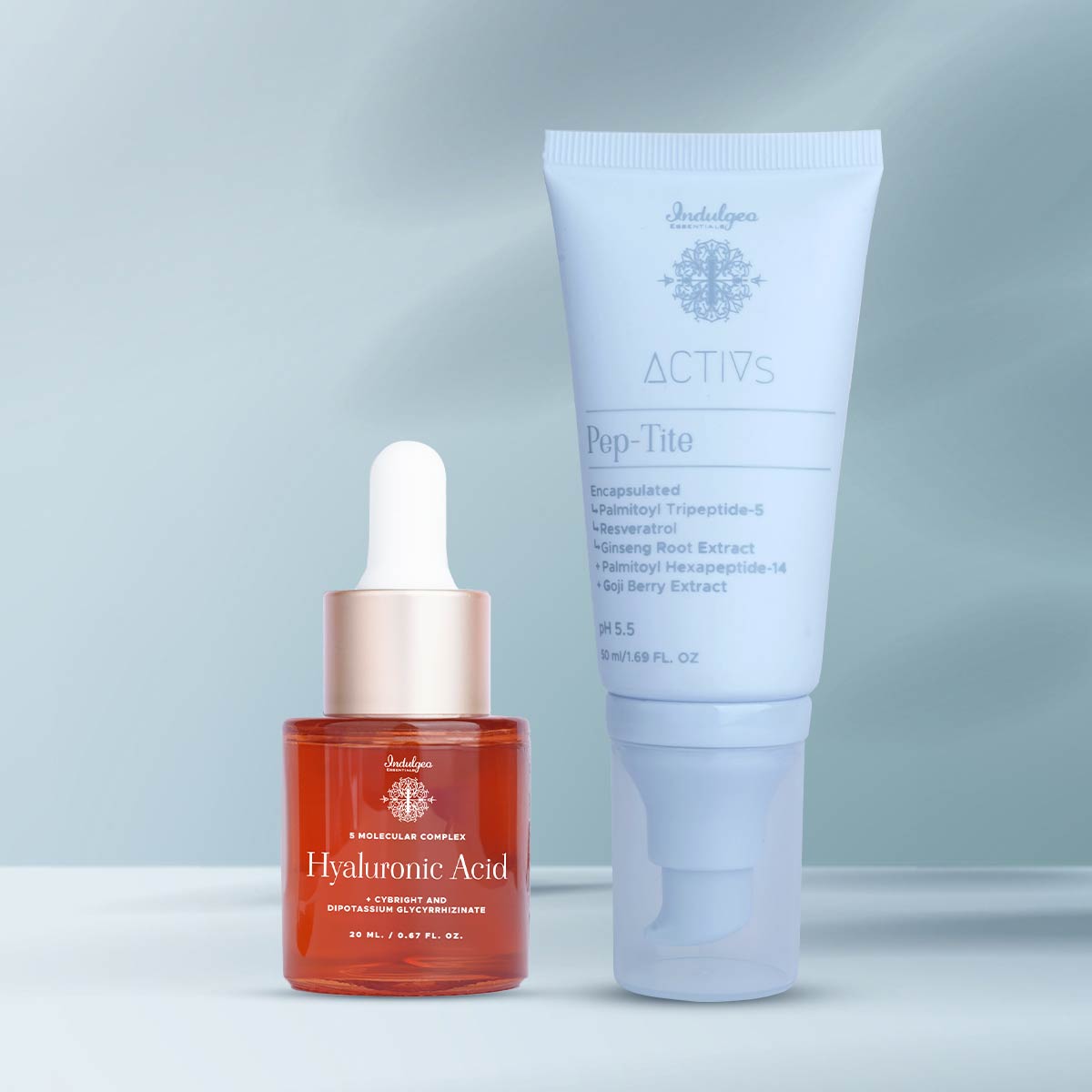 COMBO : Five Molecular Complex Hyaluronic Acid & Pep Tite - Skin Firming Moisturizer