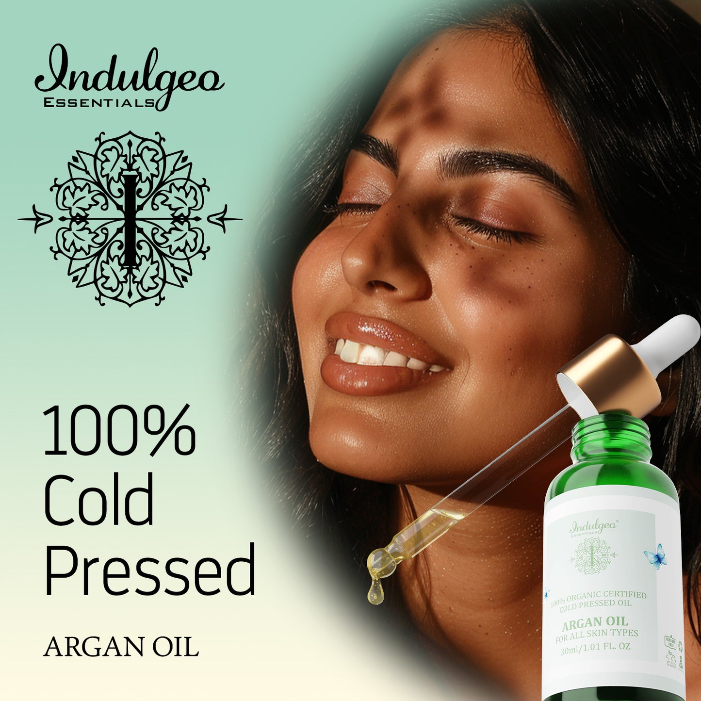 Argan Oil - 100% Cold Pressed Oil For Skin & Hair Nourishment (30ml)