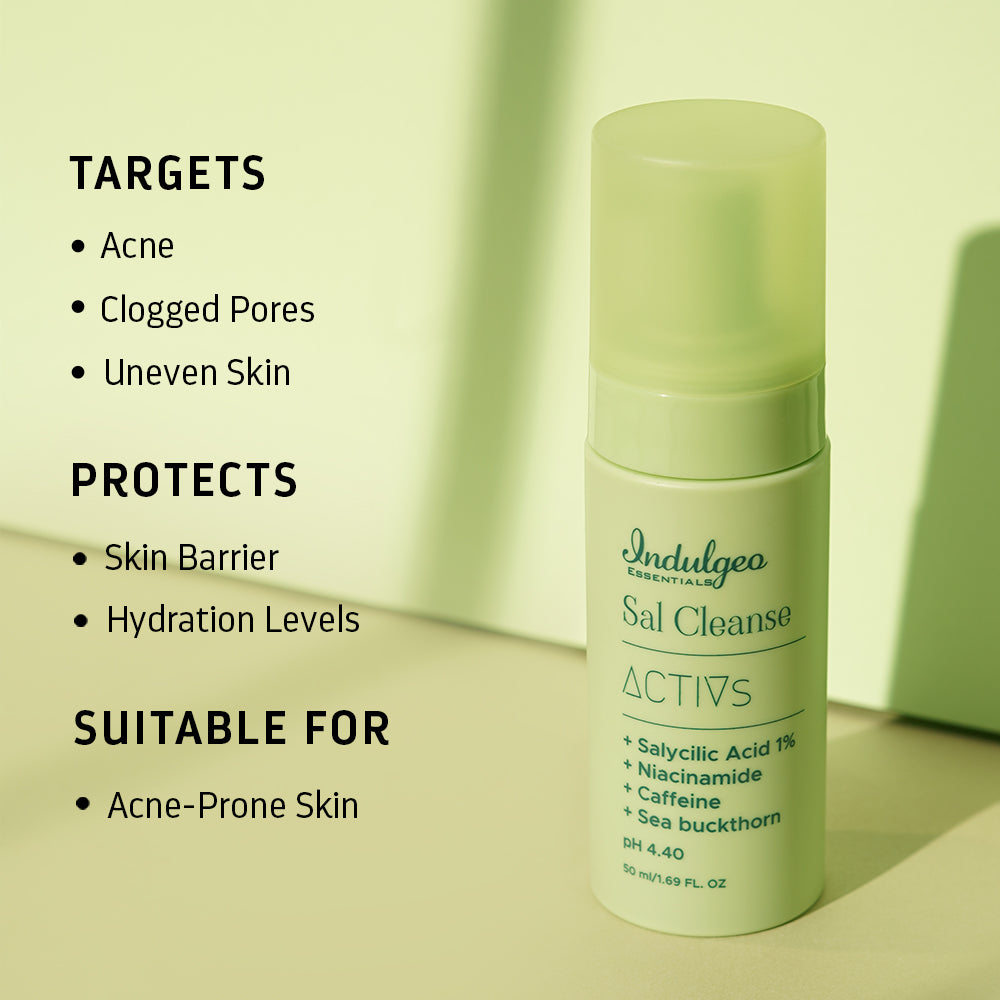 freebee SAL CLEANSE - Foaming Face Wash With Encapsulated Salicylic Acid 1% (50ml)