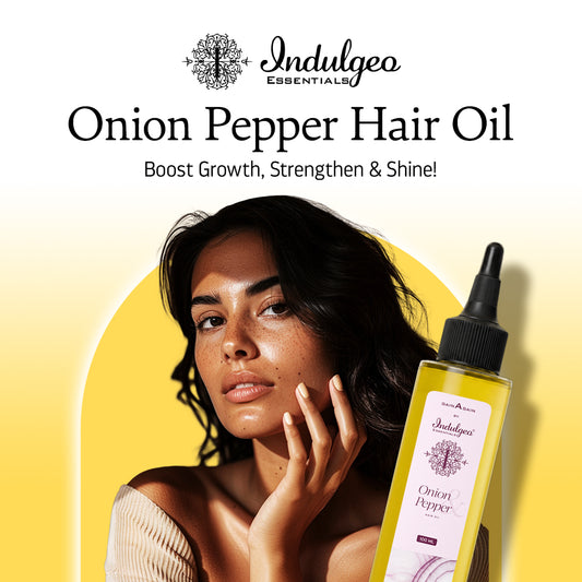 Onion & Pepper Hair Oil For Hair Regrowth (100ml)