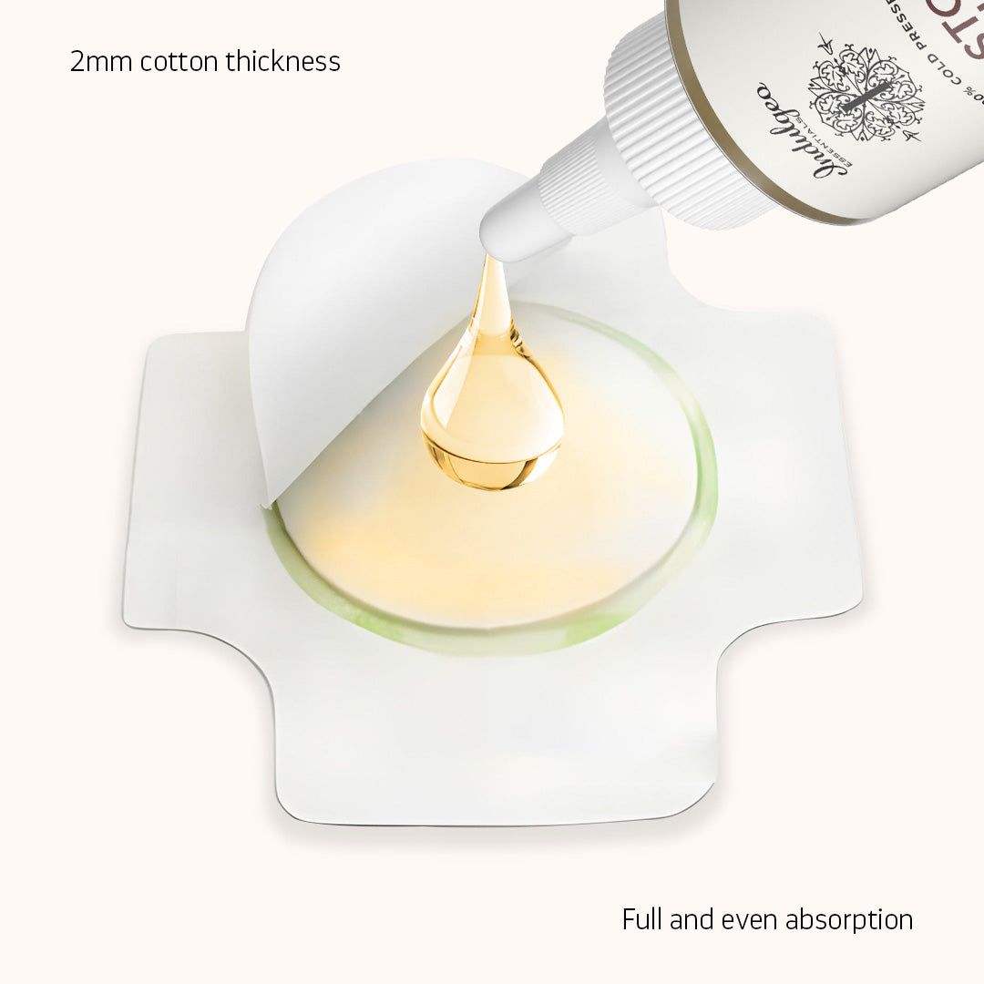 Combo: 100% Cold Pressed Castor Oil (200ml) + Navel Stick On Patches (20 units)
