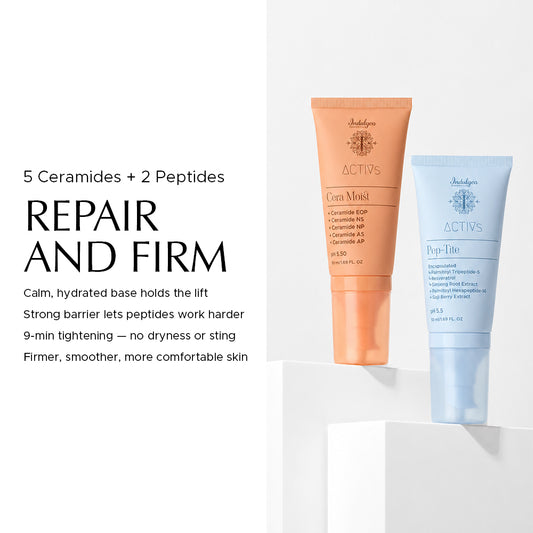 COMBO : CERA MOIST - Ceramide Calming Moisturizer & PEP TITE - Peptide Skin Firming Moisturizer