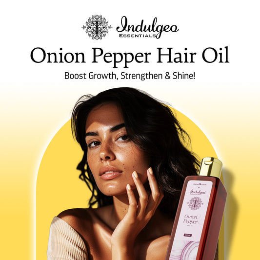 Onion & Pepper Hair Oil For Hair Regrowth (100ml)