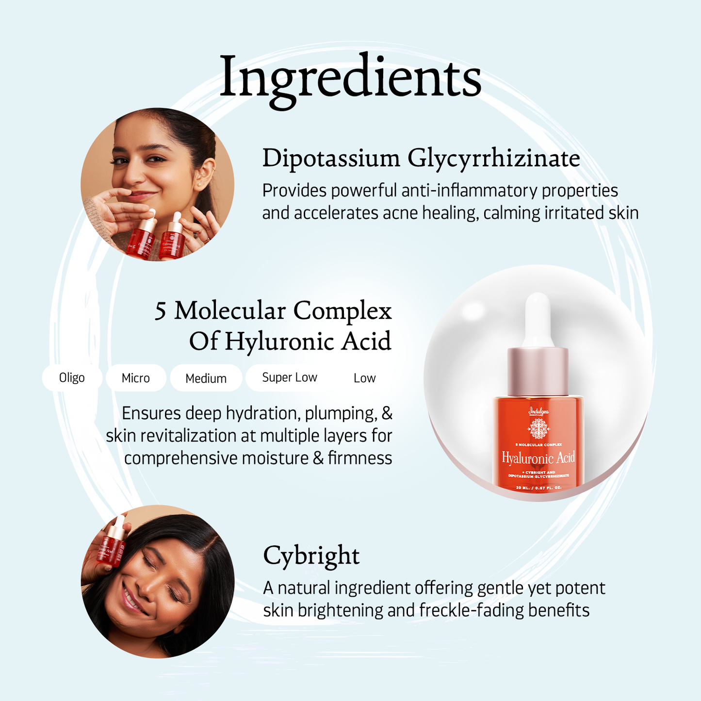 Hyaluronic Acid - 5 Molecular Complex For Deep Hydration & Plump Skin