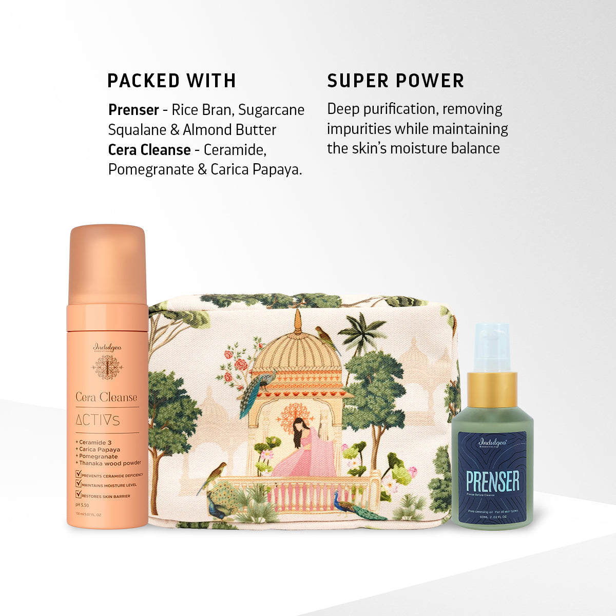 Double Cleansing Combo for All Skin Types - Prenser + Cera Cleanse