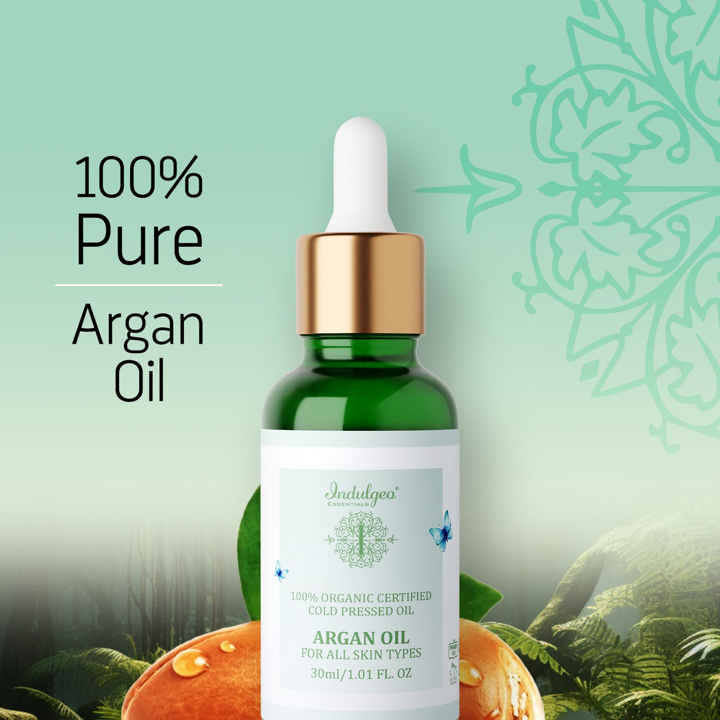 Argan Oil - 100% Cold Pressed Oil For Skin & Hair Nourishment (30ml)
