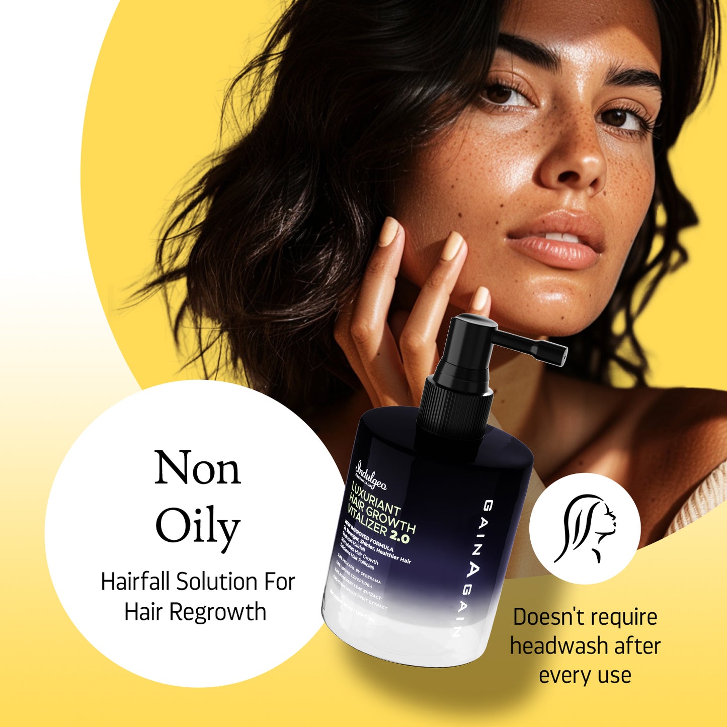 Luxuriant Hair Vitalizer 2.0 | Anti Hairfall Non Oily Hair Growth Serum