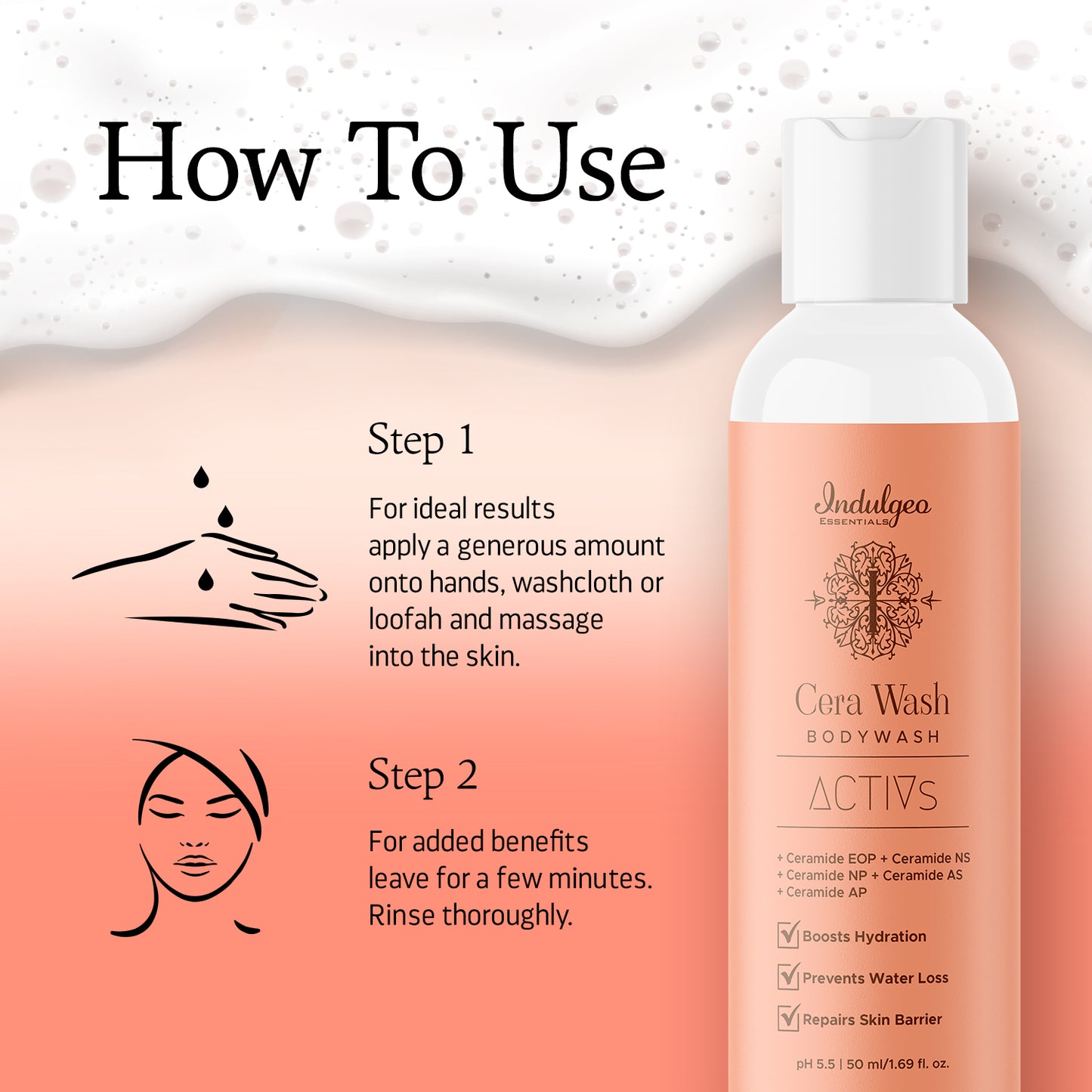 MINI CERA WASH - Ceramide Body Wash (50mL)