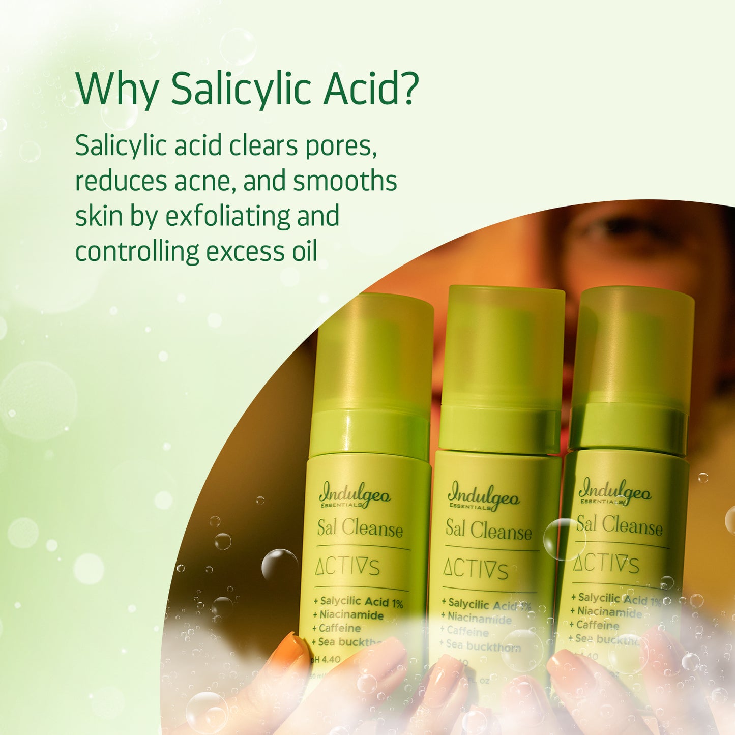 SAL CLEANSE - Foaming Face Wash With Salicylic Acid 1%