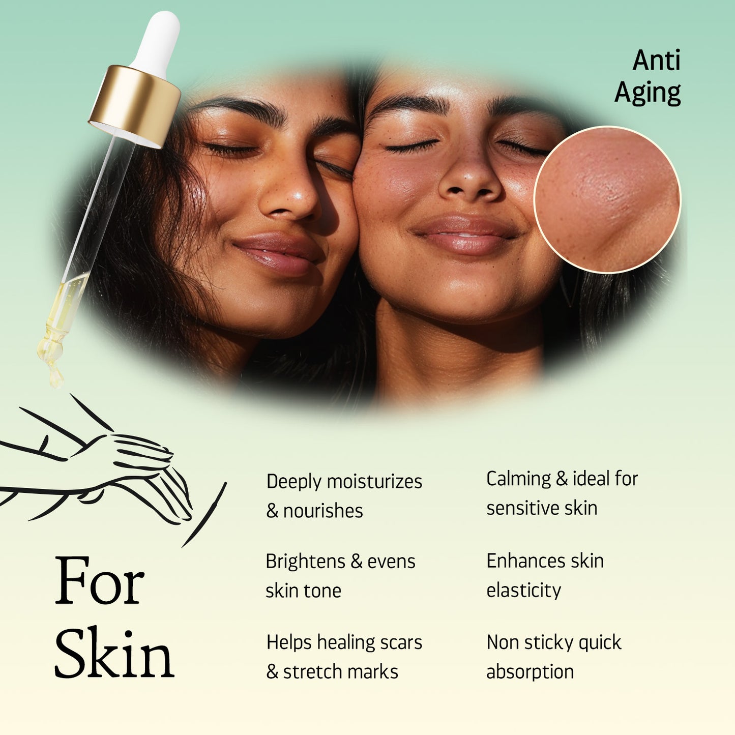 Argan Oil - 100% Cold Pressed Oil For Skin & Hair Nourishment (30ml)