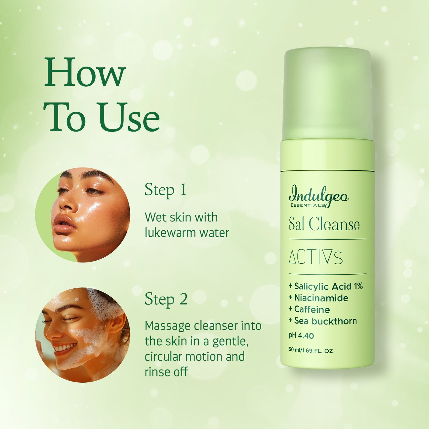 SAL CLEANSE - Foaming Face Wash With Salicylic Acid 1%