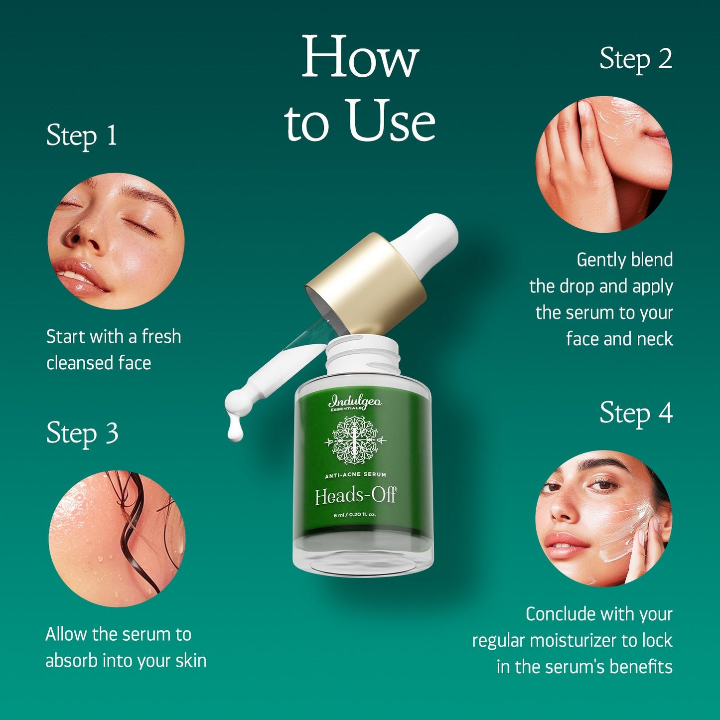 Heads Off - Anti Acne Serum For Blackheads & Whiteheads