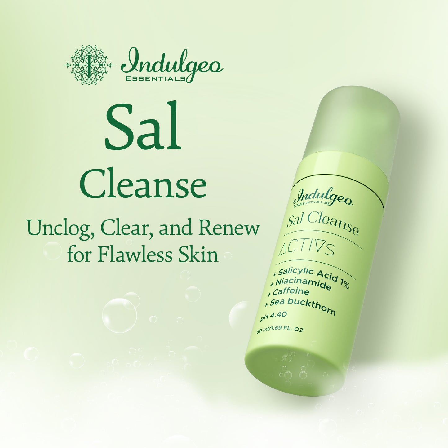 SAL CLEANSE - Foaming Face Wash With Salicylic Acid 1%