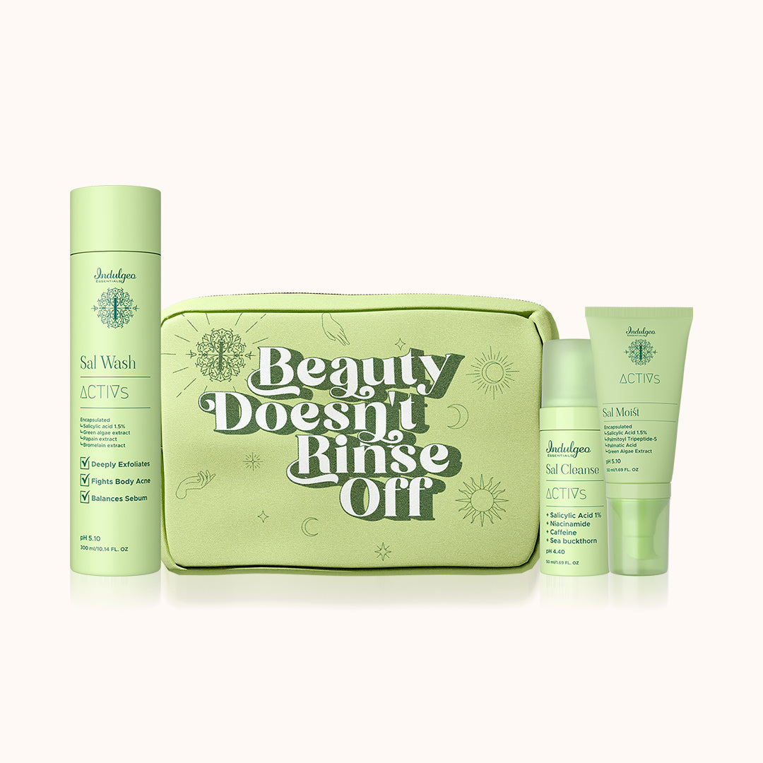 Acne Healing Salicylic Acid Range - SAL MOIST (Moisturizer 50ml)+ SAL WASH (Body Wash 300ml)+ SAL CLEANSE (Foaming Face Wash 50ml)