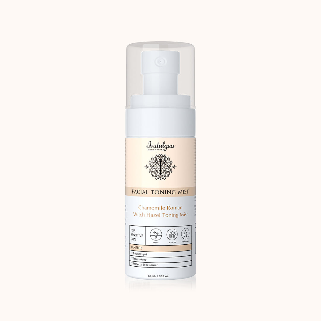 Chamomile Roman Witch Hazel Facial Toning Mist For Sensitive Skin (60ml)