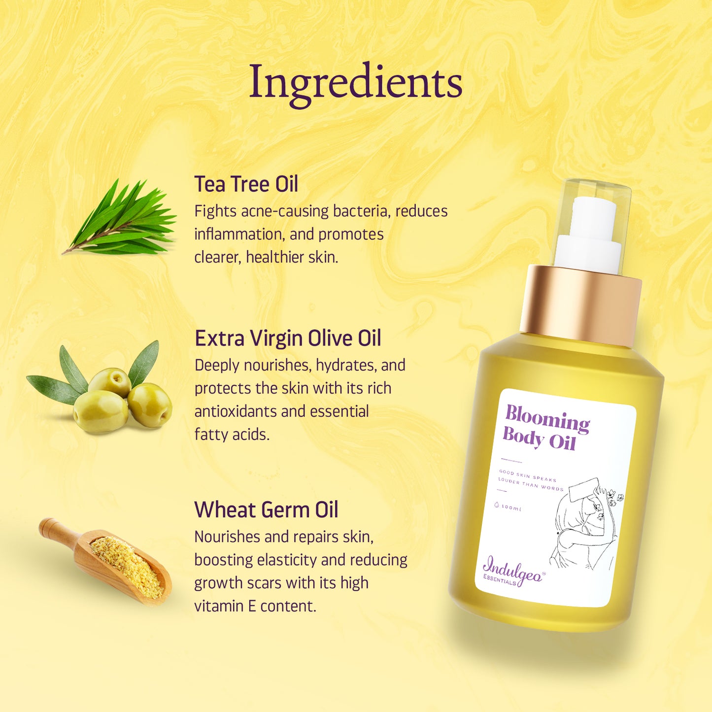 Blooming Body Oil - For Kids Between 7-18 (100ml)