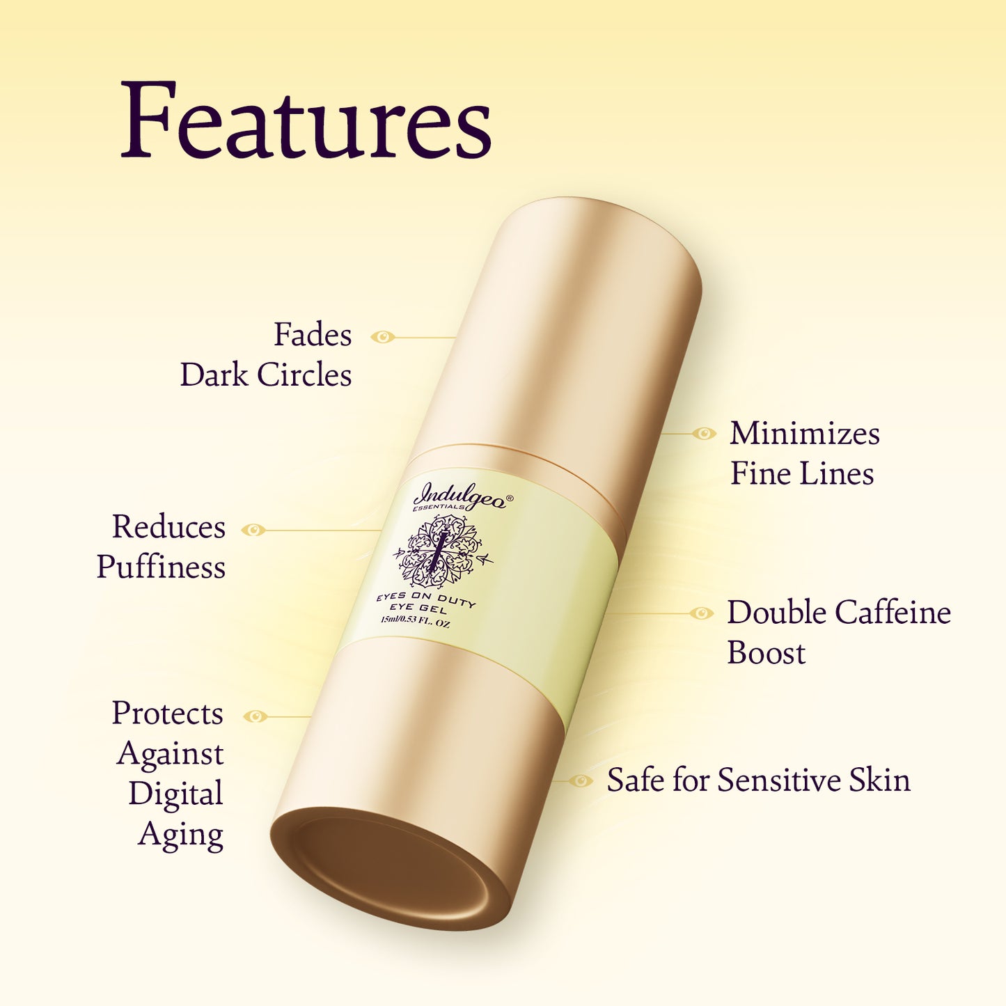 Eyes On Duty Eye Gel For Dark Circles & Puffiness (15ml)