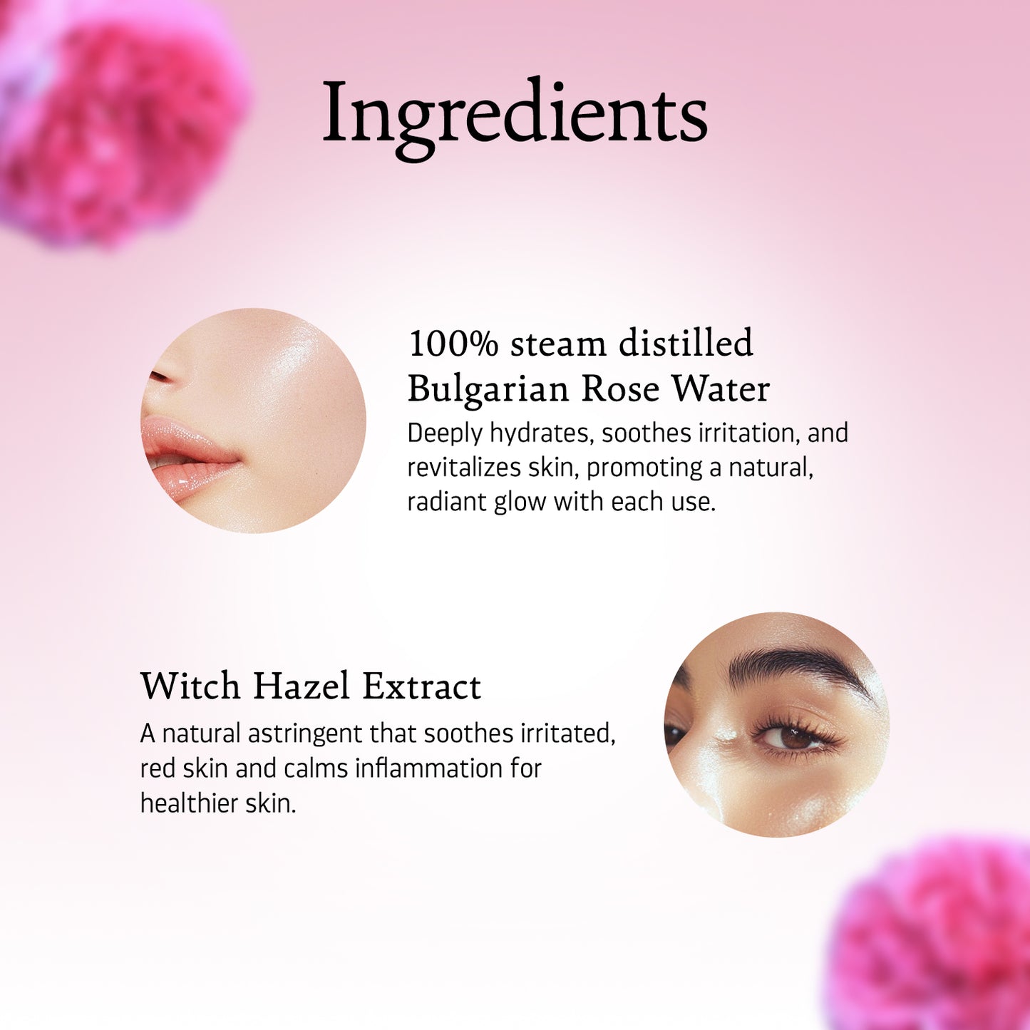Bundle - Rose Geranium Witch Hazel Facial Toning Mist (Value 1200)