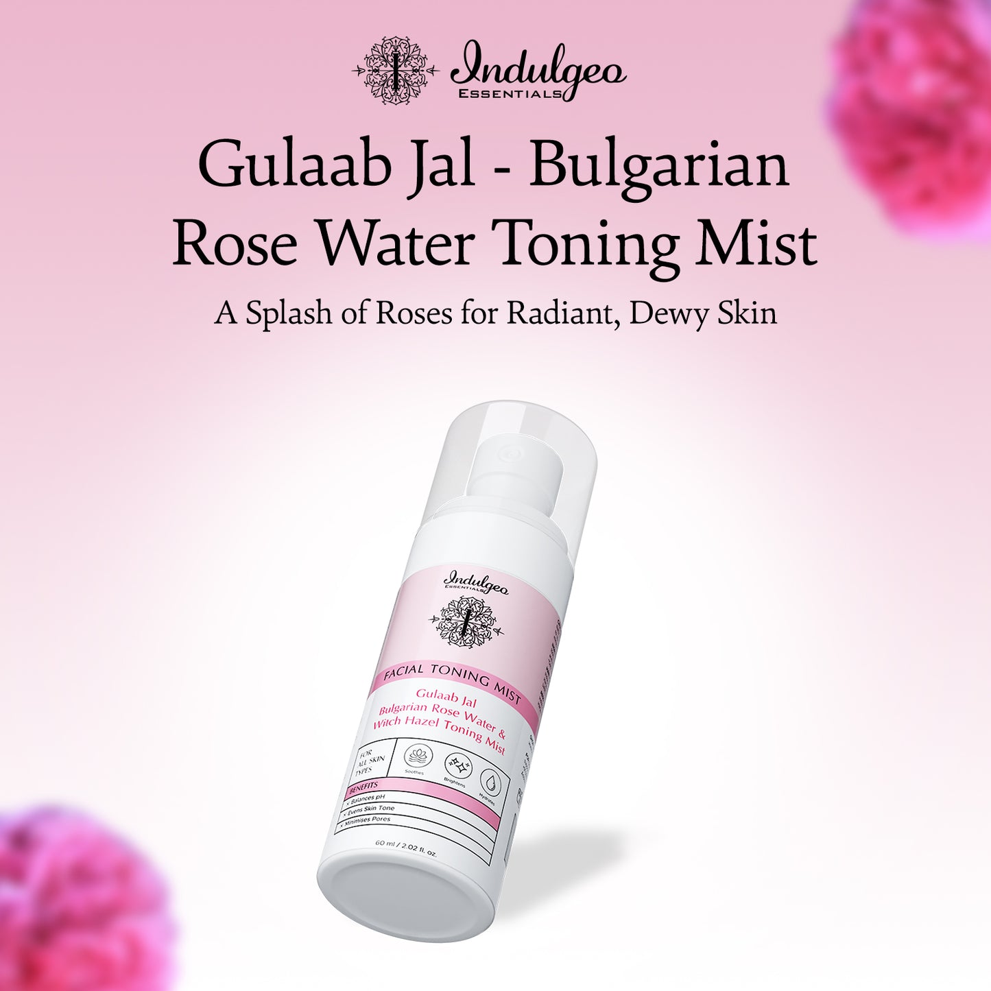 Bundle - Rose Geranium Witch Hazel Facial Toning Mist (Value 1200)