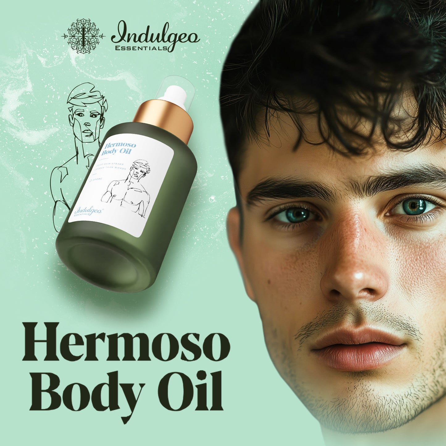 Hermoso Body Oil - For Men