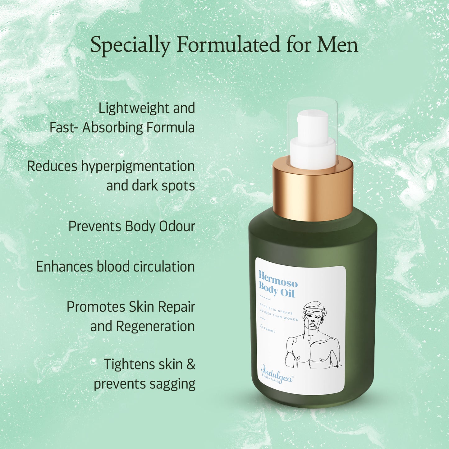 Hermoso Body Oil - For Men