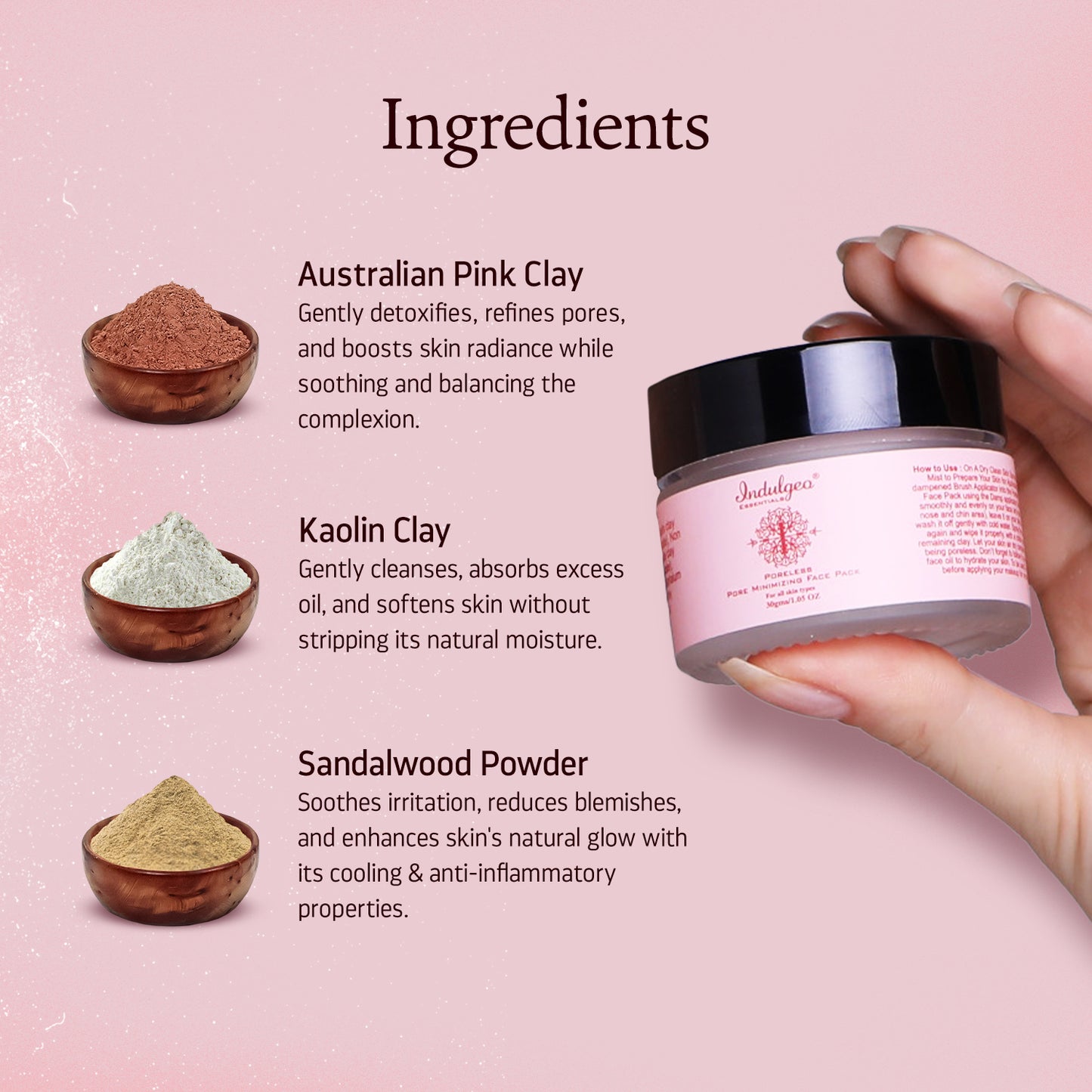 PORELESS - Pore Minimizing Clay Face Pack
