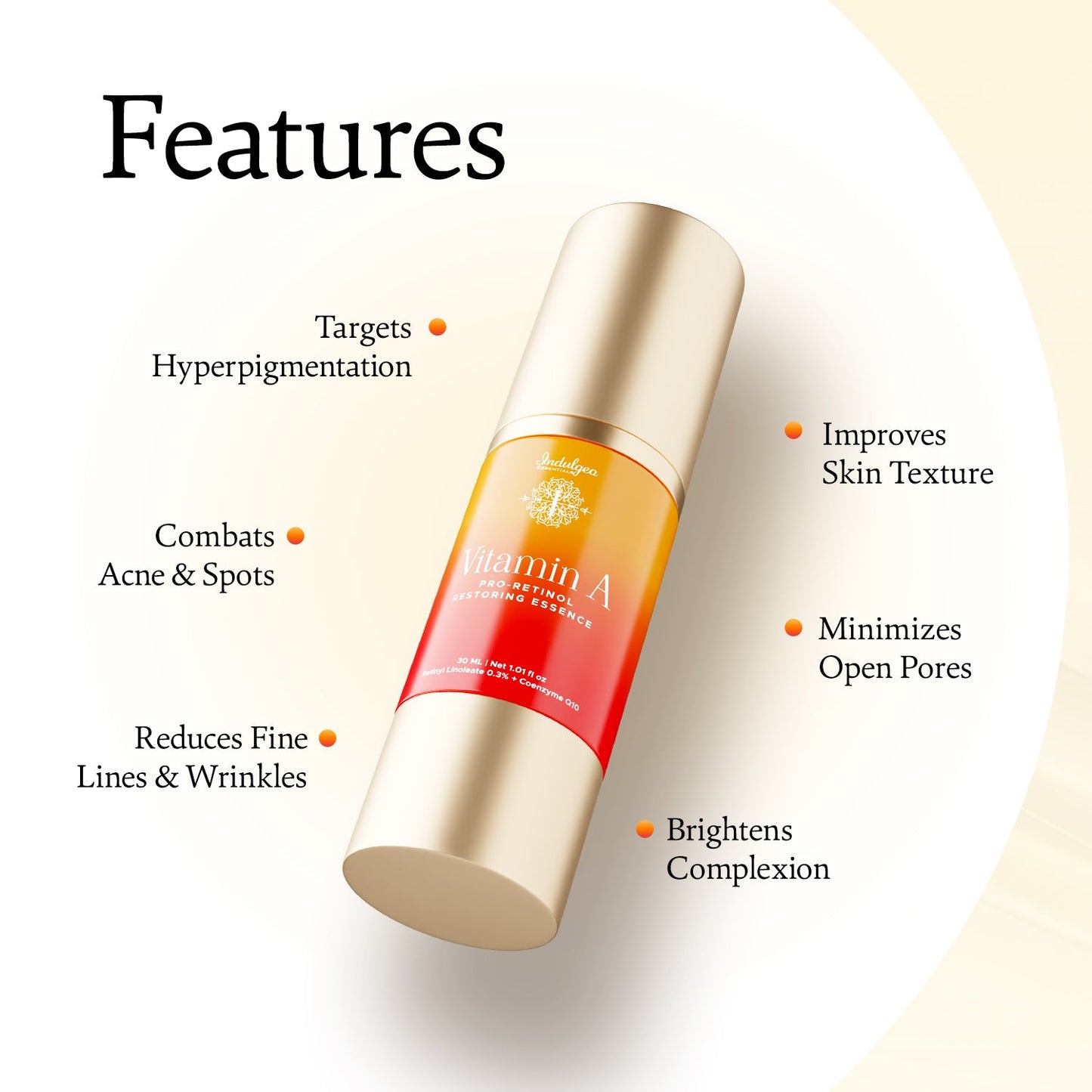 Vitamin A Pro-Retinol Night Cream For Anti Aging & Skin Renewal