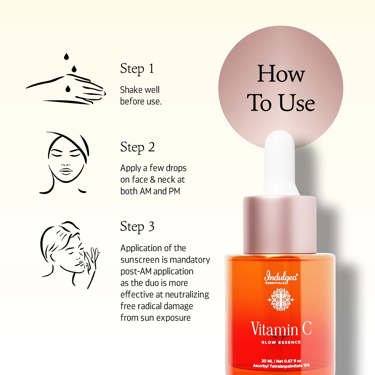 15% Vitamin C Glow Essence For Brighter & Even Skin Tone