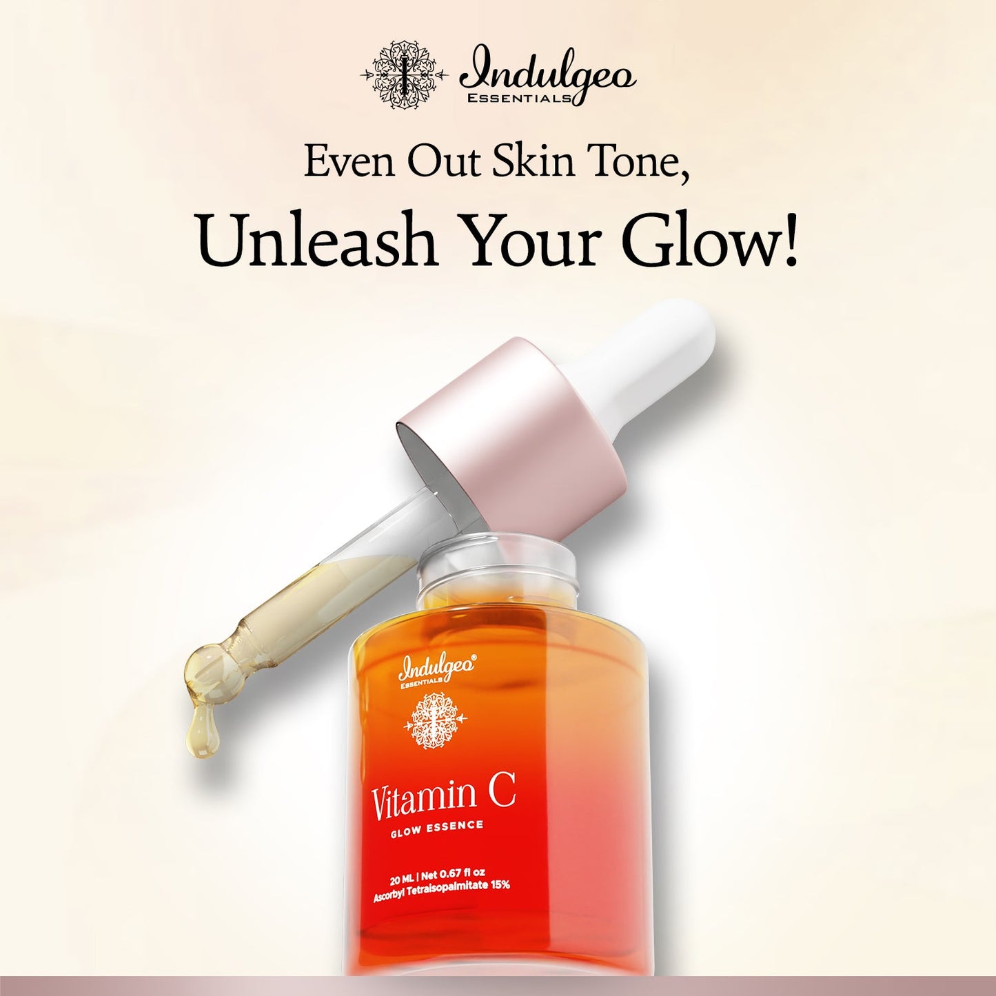 15% Vitamin C Glow Essence For Brighter & Even Skin Tone