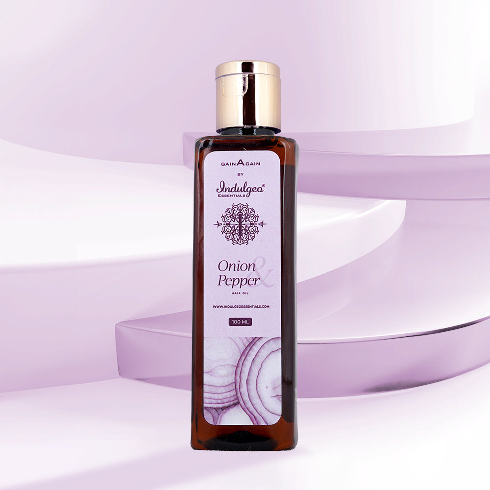 Onion & Pepper Hair Oil Indulgeo Essentials