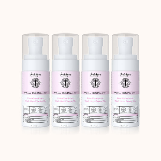 Bundle - Rose Geranium Witch Hazel Facial Toning Mist (Value 1200)