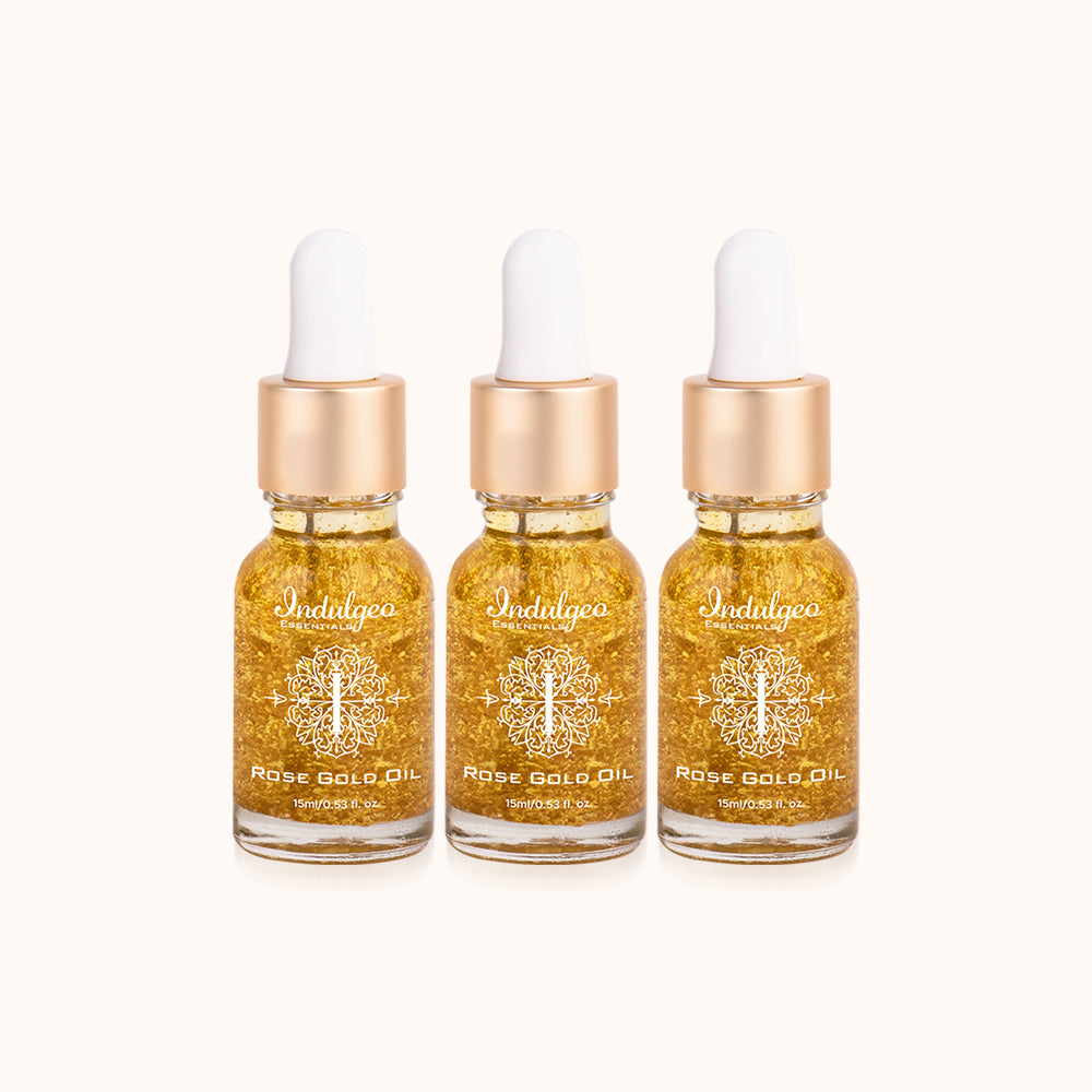 Pack of 3 : Rose Gold Oil