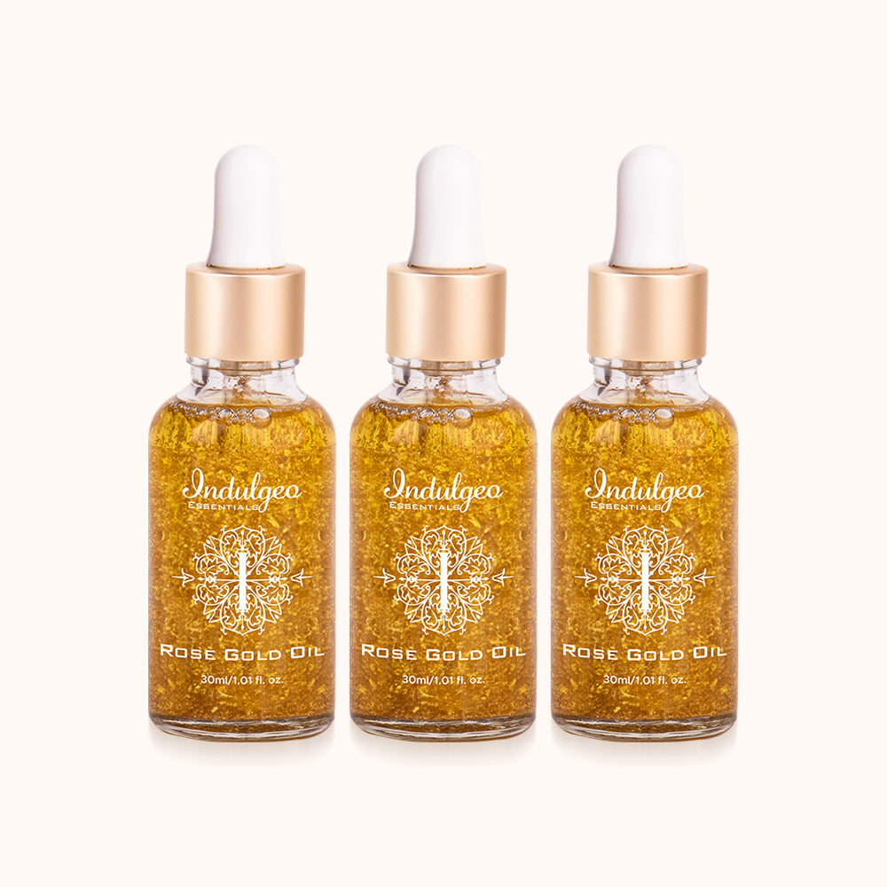 Pack of 3 : Rose Gold Oil