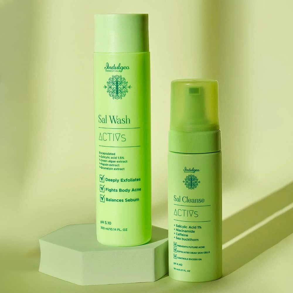 Sal Wash (Body Wash 300ml) + Sal Cleanse (Foaming Face Wash 150ml)