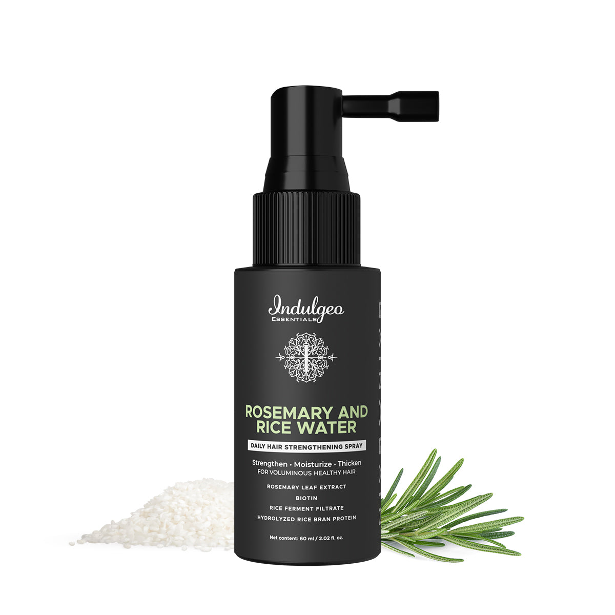 Rosemary & Rice Water Hair Spray Mist For Strengthening & Growth