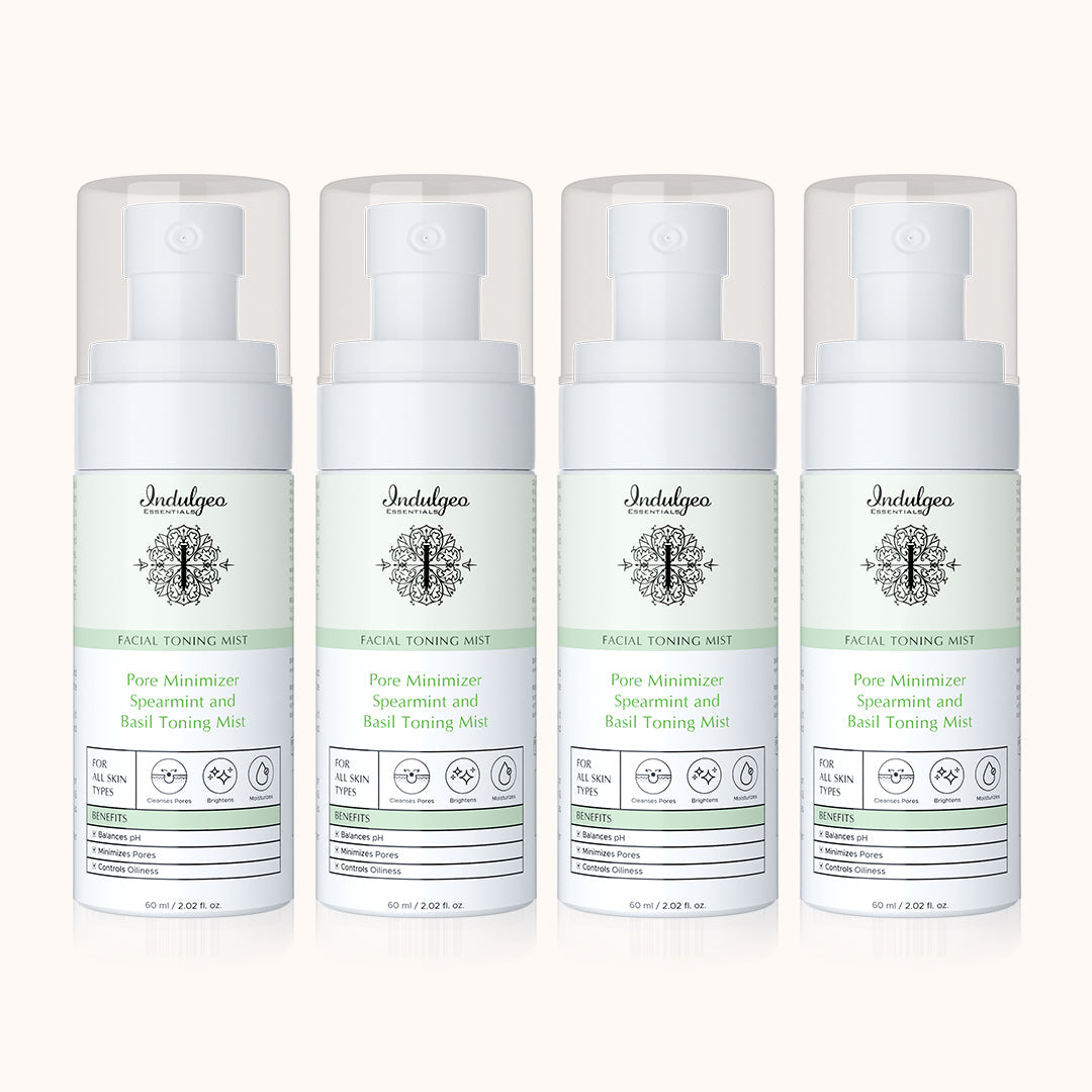 Pore Minimizer Spearmint And Basil Witch Hazel Facial Toning Mist For All Skin Types (60ml)