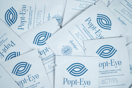 Discover Youthful Eyes with Indulgeo Essentials' Pept Eye – Biocellulose 3-Sheet Layer Under Eye Patches