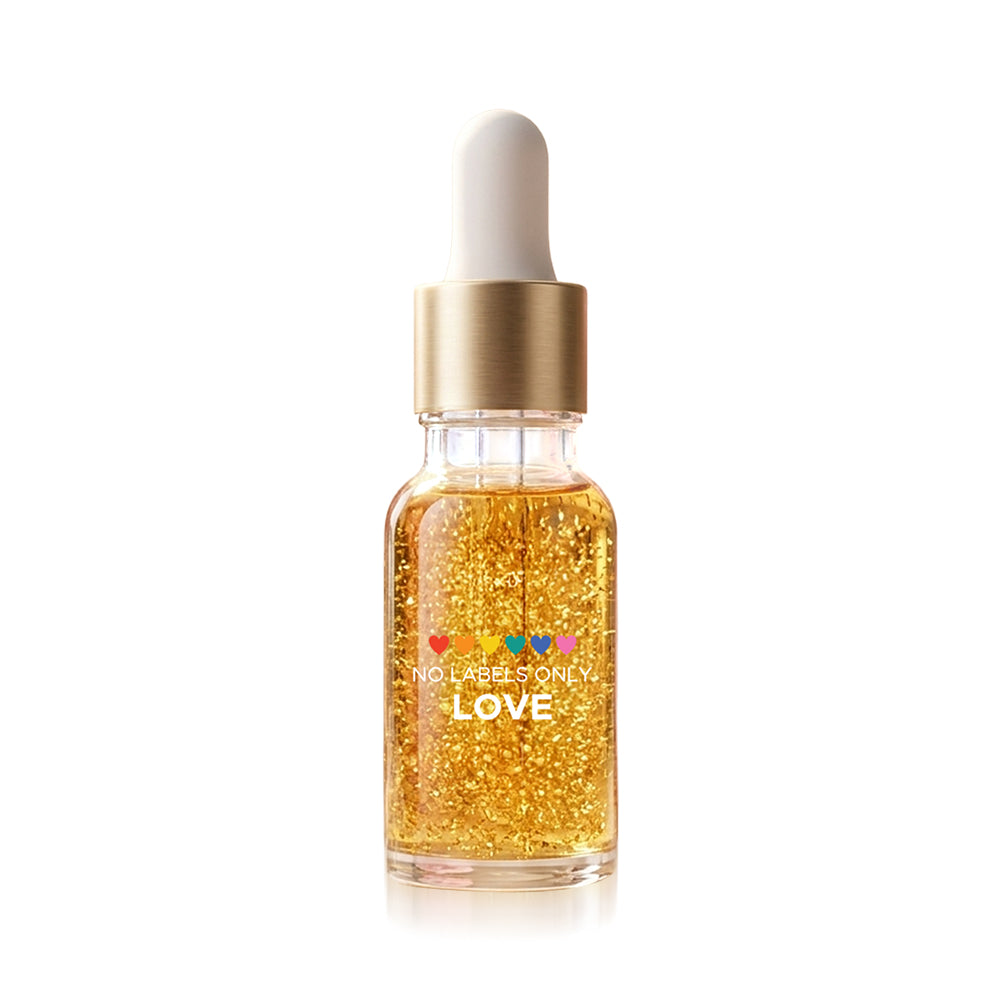 Rose Gold Oil With 24k Gold Flakes