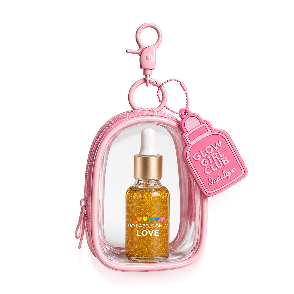 Rose Gold Oil With 24k Gold Flakes