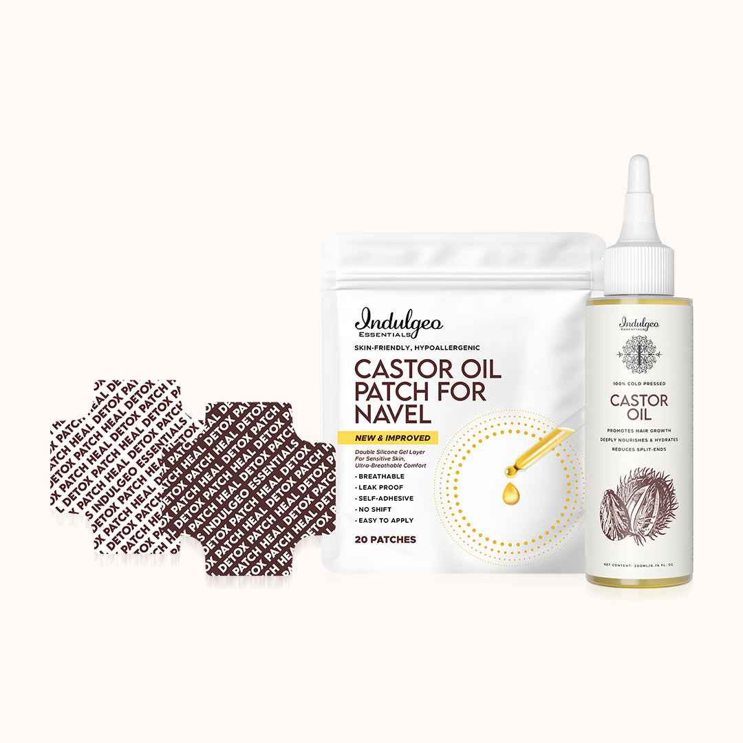 Navel Stick On Patches for Castor Oil (20 units)