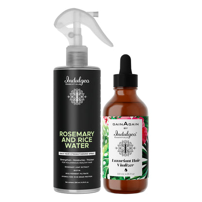 Hair Strengthening Combo - Rosemary & Rice Water + Hair Vitalizer