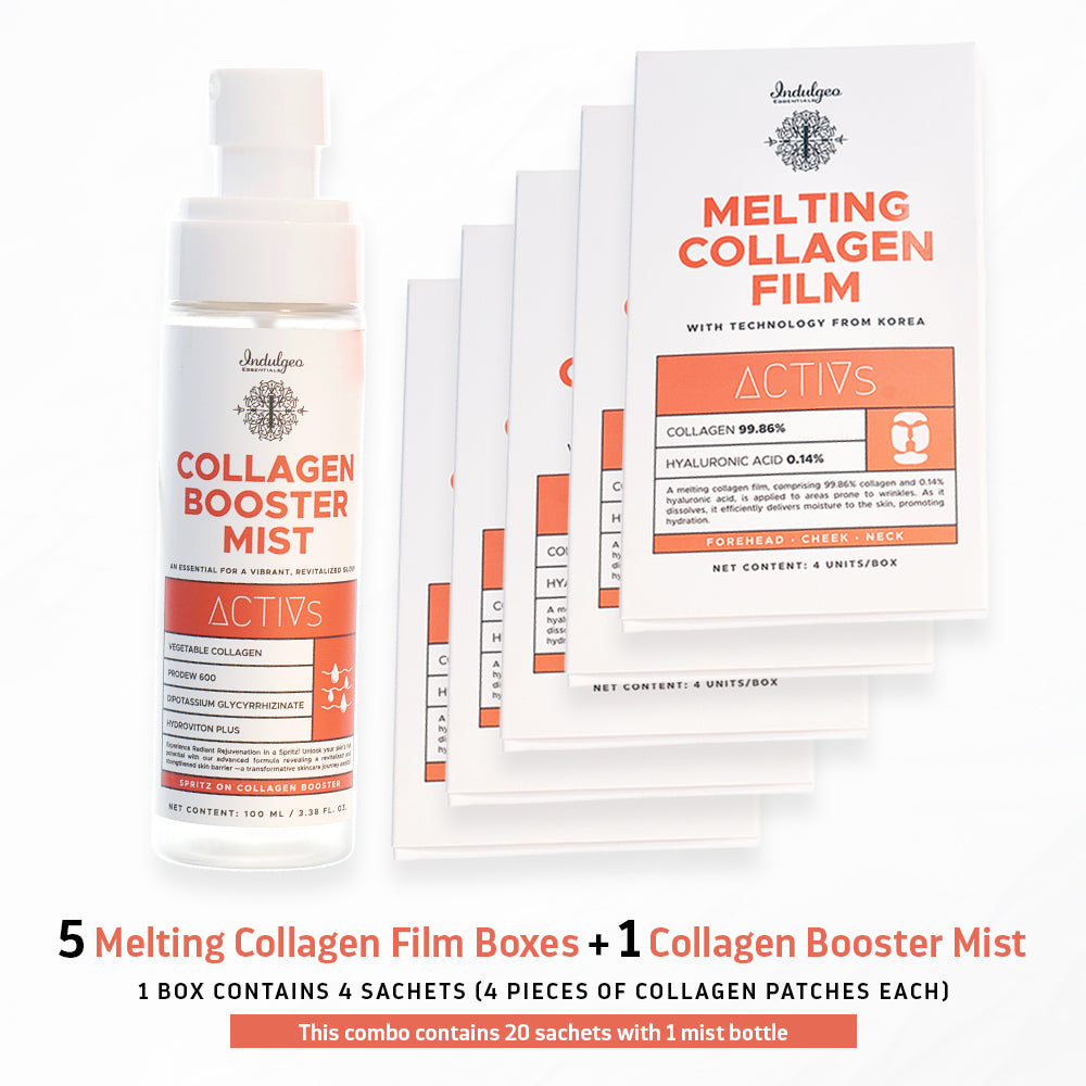 1 Collagen Booster Mist + 5 Boxes Melting Collagen Film (20 Sachets)