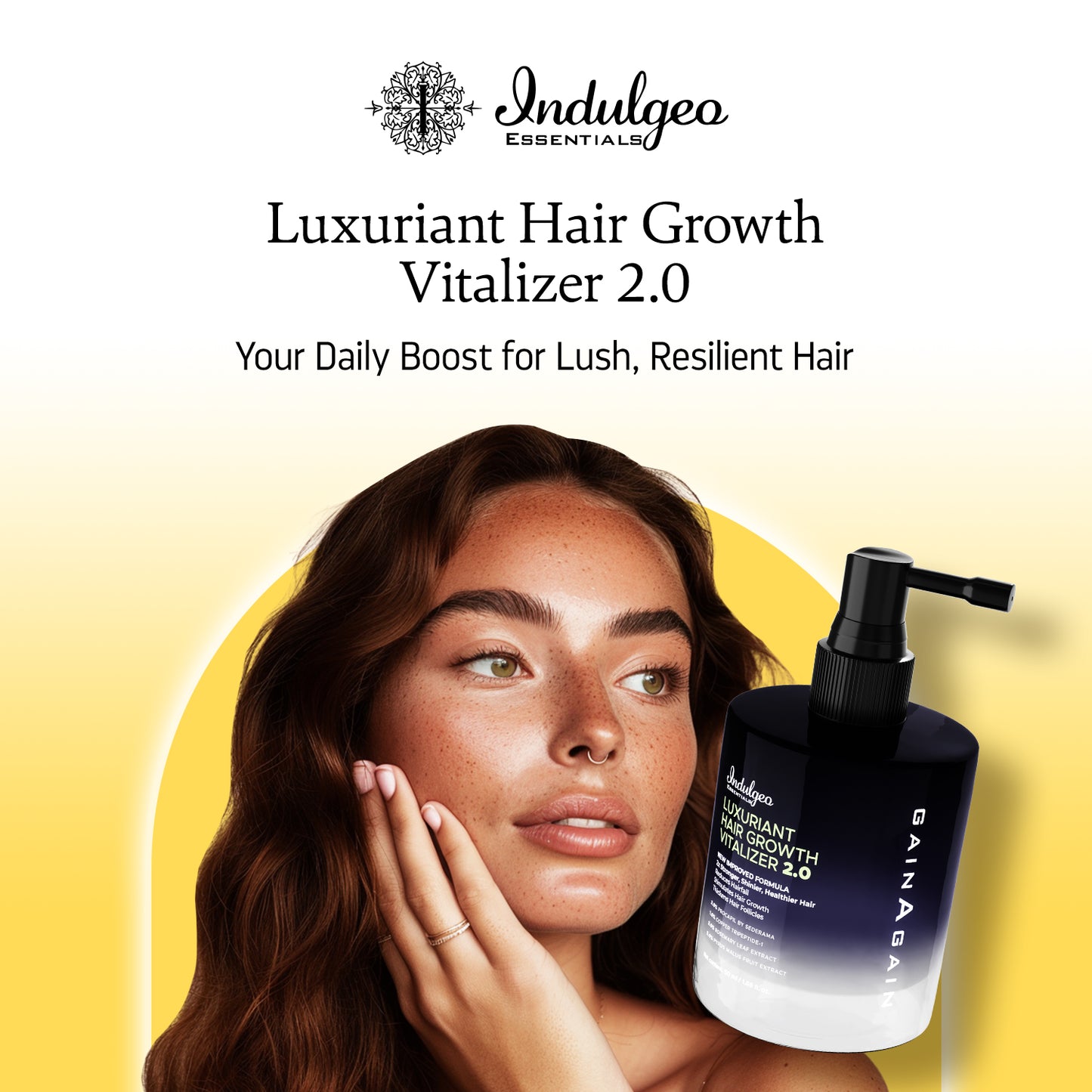 Luxuriant Hair Vitalizer 2.0 | Non Oily Serum For Hairfall