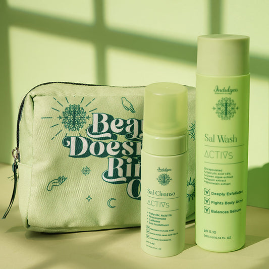 COMBO: Sal Body Wash + Sal Cleanse Face Wash (150 ml) + Canvas Pouch