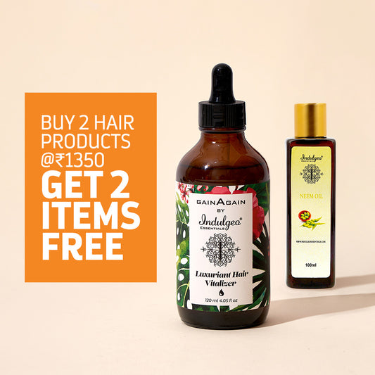 BUY Hair Vitalizer + Neem Oil GET Hair Promoter + Onion Oil Free