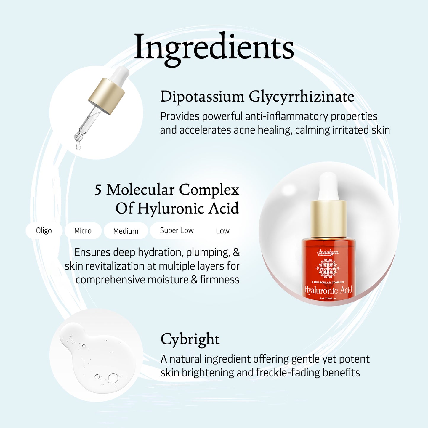Hyaluronic Acid - 5 Molecular Complex For Deep Hydration & Plump Skin