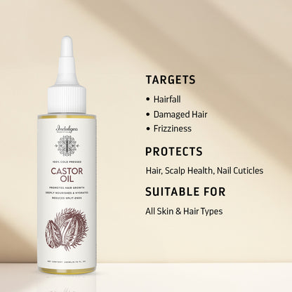 Castor Oil - 100% Cold Pressed Oil