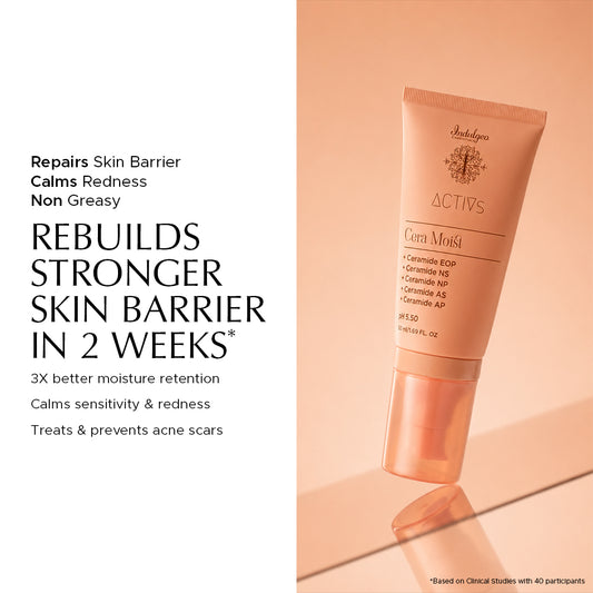 CERA MOIST - 1% iActive Ceramide Calming Moisturizer for Hydration & Skin Barrier Repair